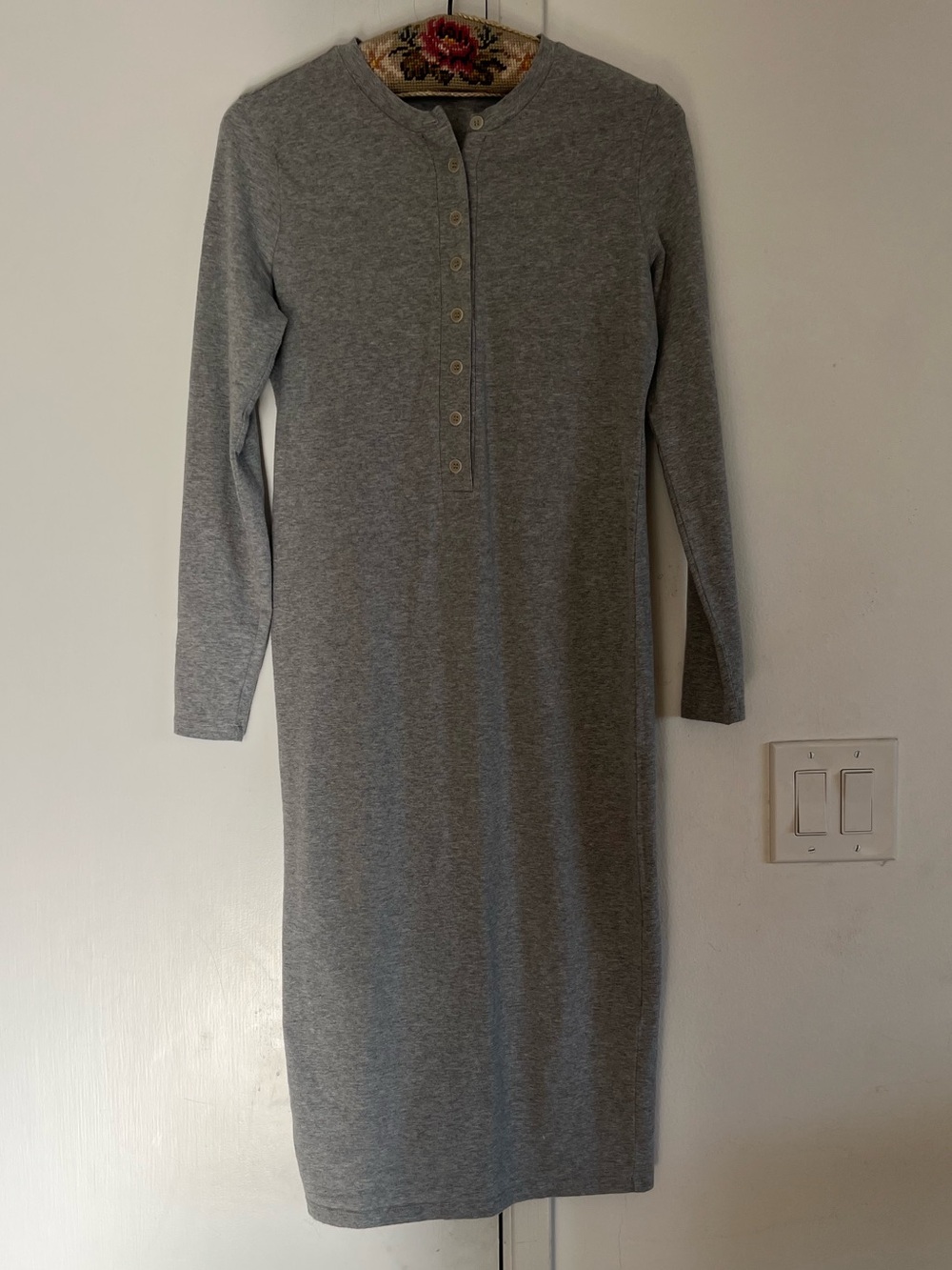 Reformation Jeans Henley Midi Dress • M
